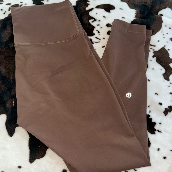Lululemon Wunder Train 25” size 8 Java NWOT - Picture 1 of 2